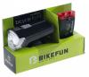 BikeFun Ray 1 2 Led USB akkumulátoros első hátsó lámpa