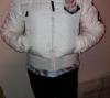 Eredeti Retro női téli vajszínű toll kabát