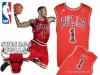 NBA Chicago Bulls Derrick Rose ADIDAS mez Férfi XL