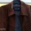 Férfi tavaszi, átmeneti kabát, velúr bőr kabát XL, 52-es