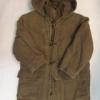 Ralph Lauren sötétbarna, bélelt, puha, kord kabát (XL)