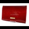 PRESTIGE piros, közepes, krokkó lakk bőr női pénztárca PRL54506