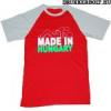 Made in Hungary póló - Magyarország szurkolói póló (piros)
