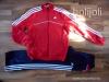 Adidas piros-s.kék melegítő együttes 164-es