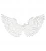 Fehér angyal szárny ezüstös csillogással 86 42 cm lány jelmez