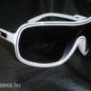 retro fehér napszemüveg