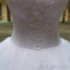 Új fehér menyasszonyi ruha eladó 34-36-os méret