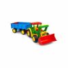Wader - Óriás traktor utánfutóval és tolólappal