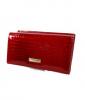 PRESTIGE piros, két oldalas krokkó lakk bőr női pénztárca 55020