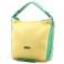 Velina Fabbiano sárga-zöld divatos női táska