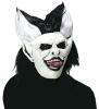 Domino - Halloween bohóc maszk, parókával