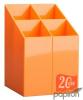 Írószertartó asztali ICO Pen Holder transzparens narancssárga
