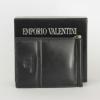 Emporio Valentini fekete bőr dollár pénztárca