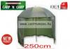 Carp Zoom Umbrella Shelter sátras horgászernyő UV (250cm átmérő) (CZ7634)