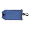 Összecsukható, poliészter bevásárló táska, kék (Patenttal)