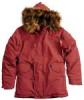 Alpha Industries Explorer - burgundy színű kabát
