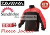 Daiwa FLEECE JACKET Black Red kabát (DFJR) FEKETE-PIROS