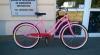 Női kerékpár Kenzel cruiser rózsaszín piros