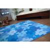 Gyerek szőnyeg Puzzle - kék