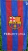 FC Barcelona, focis strandtörölköző, törölköző, címeres csíkos