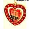 FC Barcelona szív alakú kulcstartó - eredeti, hivatalos klubtermék