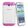 Samsung Galaxy S3 pink csillámos műanyag hátlap