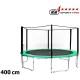 AGA SPORT PRO 400 cm Green trambulin védőhálóval 2016