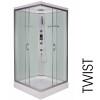Twist hidromasszázs zuhanykabin - Quick Line változatban, 90x90x210 cm-es méretben