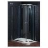 Klasik 80x120 cm-es aszimmetrikus zuhanykabin