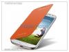 Samsung i9500 Galaxy S4 flipes hátlap - EF-FI950BOEGWW gyári - orange