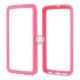 Apple iPhone 4 4S fém bumper tok, Rózsaszín