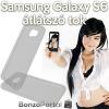 Átlátszó szilikon hátlap és élvédő tok Samsung Galaxy S6-hoz