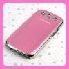 elegáns Samsung Galaxy S3 pink fém tok hátlap
