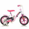 Dino Sport rózsaszín-fehér kerékpár 10-es méretben