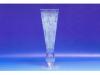 Elegáns talpas csiszolt kristály váza 24 cm