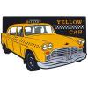 Dekor - Fali lámpa, sárga taxi - Aldex-821S8