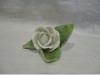 Antik Herendi porcelán fehér rózsa