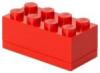 LEGO tároló minibox 8 Piros